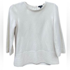 Talbots Petites Sweater Cream Size Small Petite